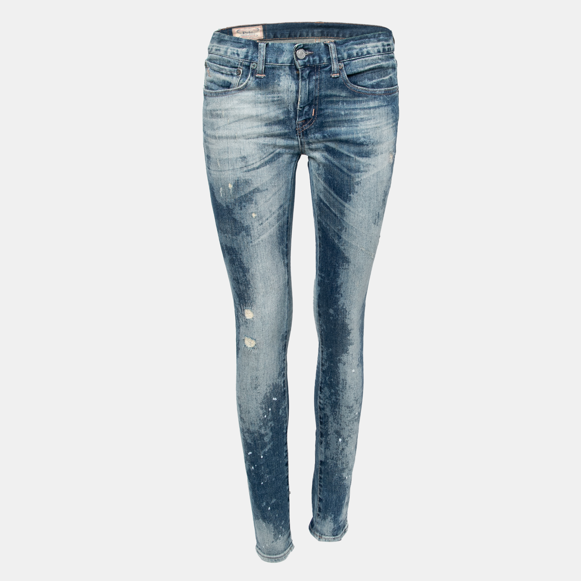 Polo Ralph Lauren Blue Denim Distressed Jeans S Waist 28", Jeans - Luxury Closet catalog