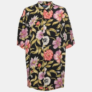 Polo Ralph Lauren Black Floral Printed Rayon Short Sleeve Shirt L, Shirts & Tops - Luxury Closet catalog