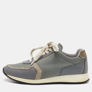 Prada Sport Light Grey Leather and Mesh Low Top Sneakers Size 40, Athletic Shoes & Sneakers - Luxury Closet catalog