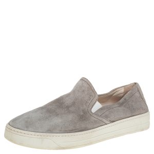 Prada Sport Grey Suede Slip On Sneakers Size 38.5, Athletic Shoes & Sneakers - Luxury Closet catalog