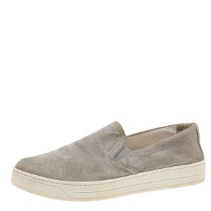 Prada Sport Grey Suede Slip On Sneakers Size 37, Athletic Shoes & Sneakers - Luxury Closet catalog