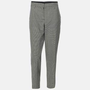 Prada White/Black Checkered Virgin Wool Trouser M, Clothing - Luxury Closet catalog