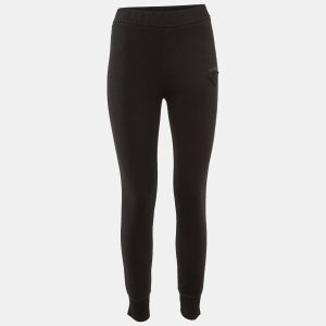 Prada Black Cotton Track Trousers M, Clothing - Luxury Closet catalog