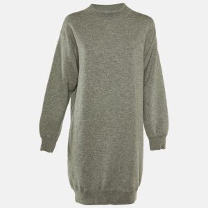 Prada Grey Cashmere Knit Sweater Dress S, Dresses - Luxury Closet catalog