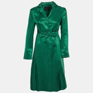 Prada Green Silk Blend Blended Midi Dress M, Dresses - Luxury Closet catalog