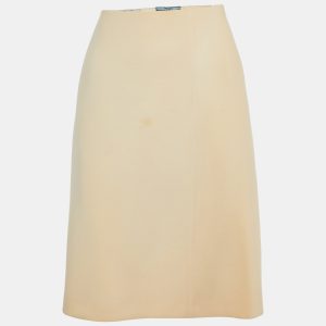 Prada Cream Wool Pencil Skirt M, Skirts - Luxury Closet catalog