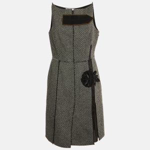 Prada Vintage Black Wool & Mohair Sleeveless Midi Dress L, Dresses - Luxury Closet catalog