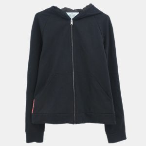 Prada Sport Zip Up Black Sweatshirt Women Size M, Coats & Jackets - Luxury Closet catalog