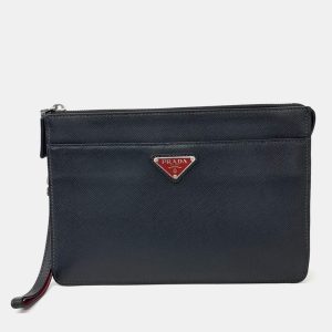 Prada Saffiano Treble Clutch, Clutches & Special Occasion Bags - Luxury Closet catalog