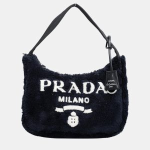 Prada Black Fabric Re- Edition 2000 Terry Bag, Shoulder Bags - Luxury Closet catalog