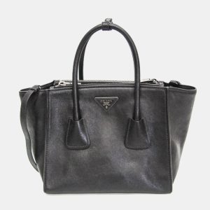 Prada Nero Leather Handbag, Shoulder Bags - Luxury Closet catalog