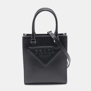 Prada Black Leather Tote Bag, Tote Handbags - Luxury Closet catalog