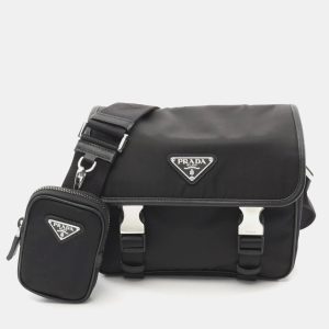 Prada Black Re-Nylon Tessuto Shoulder Bag, Shoulder Bags - Luxury Closet catalog