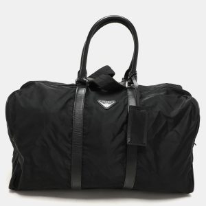 Prada Black Nylon and Leather Duffle Bag, Handbags - Luxury Closet catalog