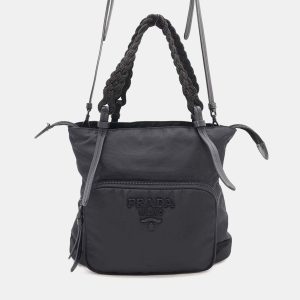 Prada Black Nylon Shoulder Bag, Shoulder Bags - Luxury Closet catalog