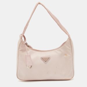 Prada Light Pink Nylon Re-Edition 2000 Shoulder Bag, Shoulder Bags - Luxury Closet catalog