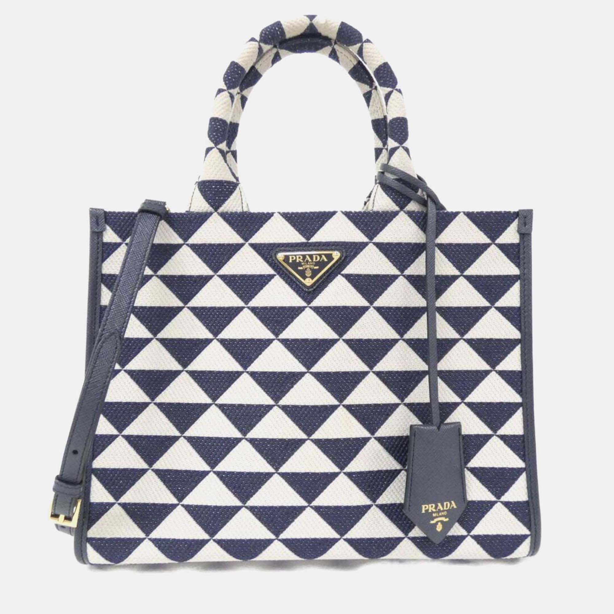 Prada Symbole Shopper Talco Jacquard Tote Bag, Satchels - Luxury Closet catalog