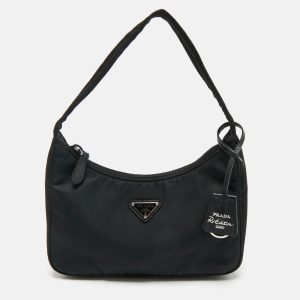 Prada Black Nylon Re-Edition 2000 Shoulder Bag, Shoulder Bags - Luxury Closet catalog