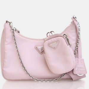 Prada Re-Edition 2005 Pink Nylon Shoulder Bag, Handbags - Luxury Closet catalog
