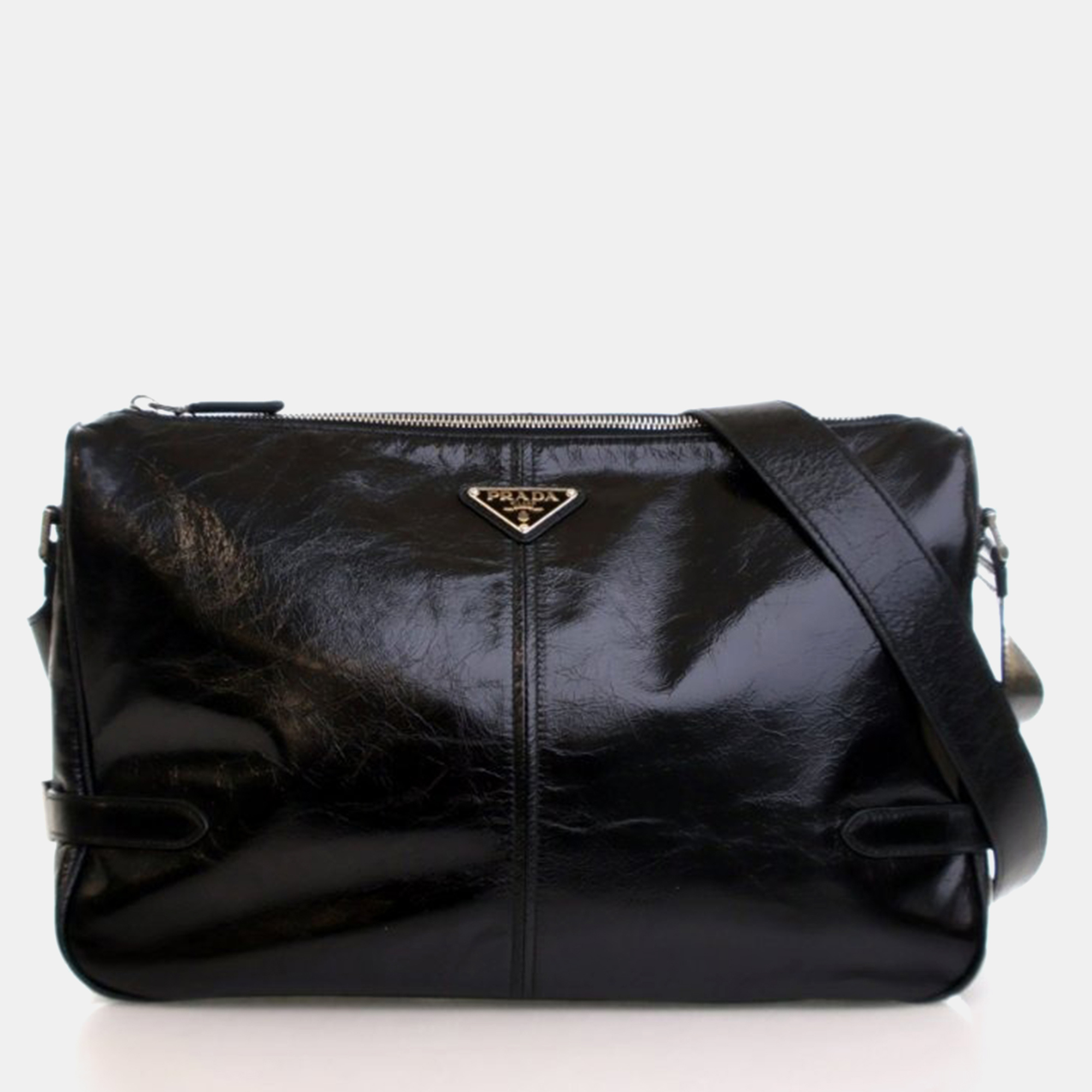 Prada Black Calfskin Shoulder Bag, Handbags - Luxury Closet catalog