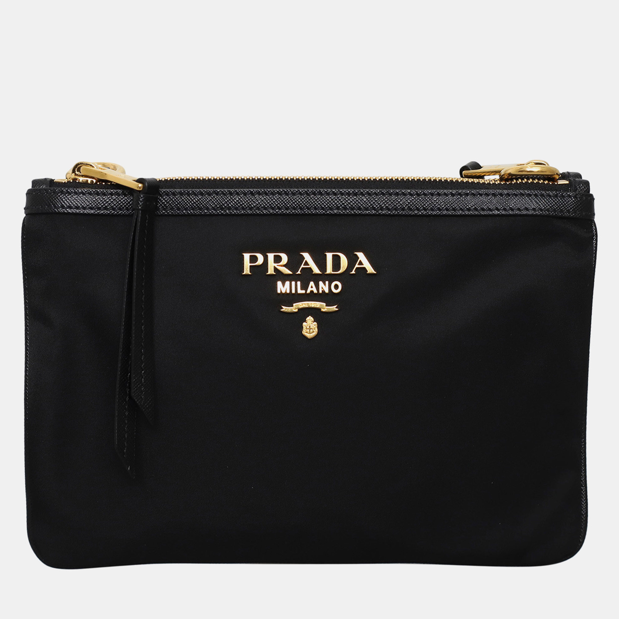Prada Bandeliera Double Zip Nylon Crossbody Bag, Shoulder Bags - Luxury Closet catalog