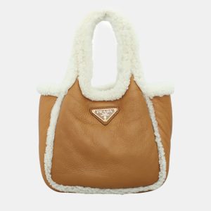 Prada Shearling Mini Handbag, Tote Handbags - Luxury Closet catalog