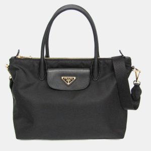 Prada Black Nylon Shoulder Bag, Satchels - Luxury Closet catalog