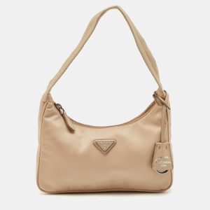 Prada Beige Nylon Re-Edition 2000 Shoulder Bag, Shoulder Bags - Luxury Closet catalog