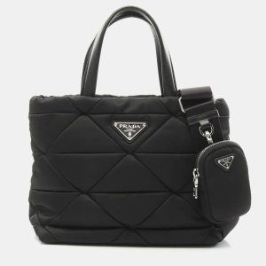 Prada Padded Black Re-Nylon Nylon Tote Bag, Tote Handbags - Luxury Closet catalog