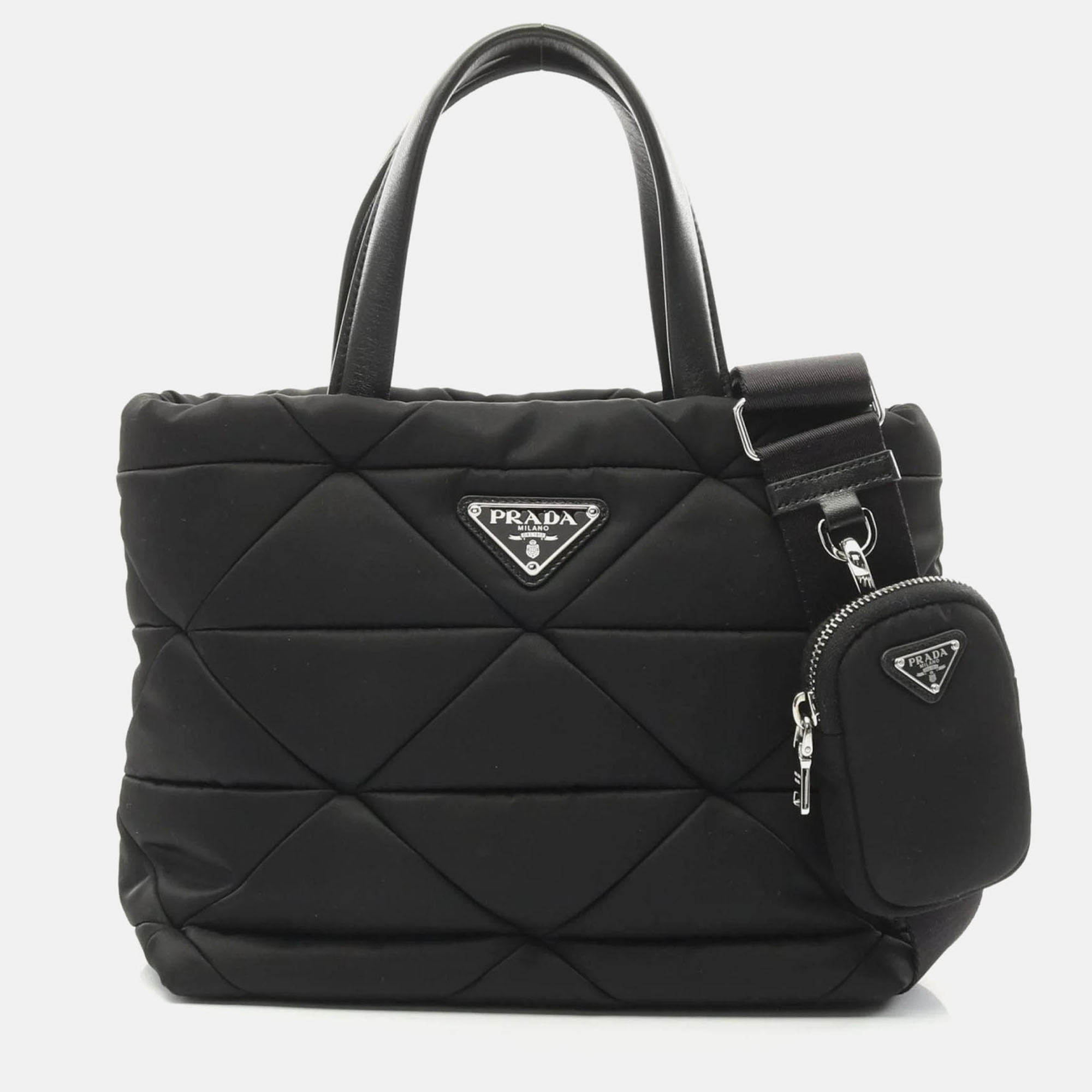Prada Padded Black Re-Nylon Nylon Tote Bag, Tote Handbags - Luxury Closet catalog