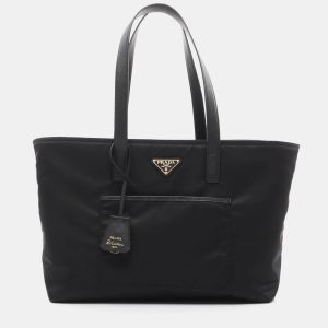 Prada Re-Edition 1978 Black Re-Nylon Saffiano Leather Bag, Tote Handbags - Luxury Closet catalog