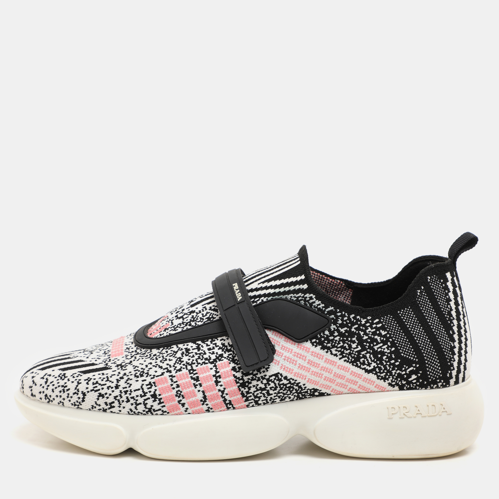Prada Multicolor Knit Fabric Low Top Sneakers Size 41, Athletic Shoes & Sneakers - Luxury Closet catalog