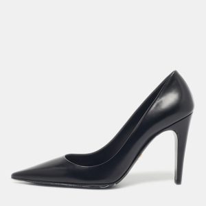 Prada Black Leather Pointed Toe Pumps Size 38, Pumps - Luxury Closet catalog