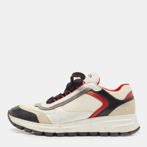 Prada Tricolor Mesh and Leather Low Top Sneakers Size 38, Athletic Shoes & Sneakers - Luxury Closet catalog