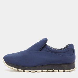 Prada Navy Blue Nylon Slip On Sneakers Size 38.5, Athletic Shoes & Sneakers - Luxury Closet catalog