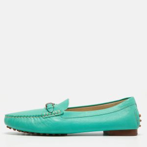 Ralph Lauren Collection Blue Leather Buckle Loafers Size 40, Loafers & Slip-Ons - Luxury Closet catalog