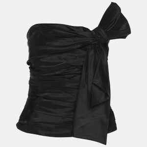 Ralph Lauren Black Silk Top S, Shirts & Tops - Luxury Closet catalog