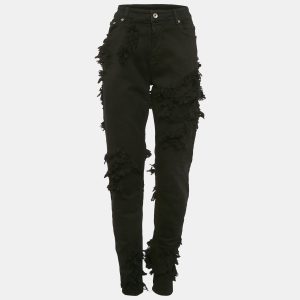 Rick Owens DRKSHDW Black Distressed Denim Skinny Jeans M Waist 31", Jeans - Luxury Closet catalog