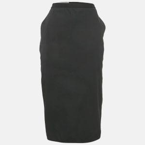 Rick Owens Black Cotton Midi Skirt L, Skirts - Luxury Closet catalog