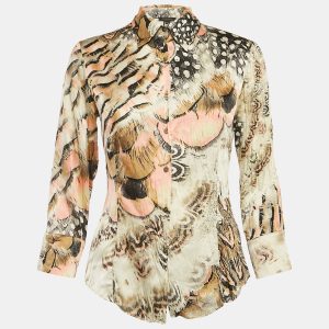 Roberto Cavalli Multicolor Printed Silk Shirt XS, Shirts & Tops - Luxury Closet catalog