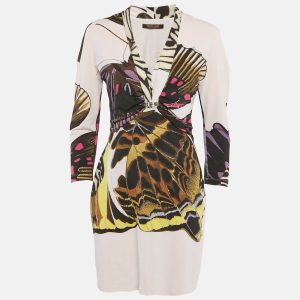 Roberto Cavalli Pink Printed Jersey Sheath Dress L, Dresses - Luxury Closet catalog