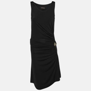 Roberto Cavalli Black Stretch Fabric Embellished Dress S, Dresses - Luxury Closet catalog