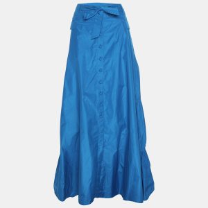 Roberto Cavalli Blue Polyester Maxi Skirt M, Skirts - Luxury Closet catalog