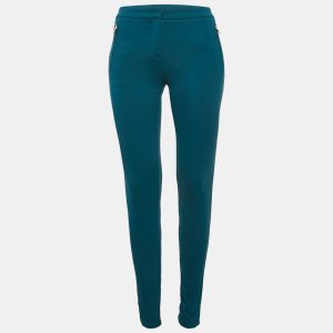 Roberto Cavalli Blue Stretch Crepe Skinny Trousers S, Clothing - Luxury Closet catalog