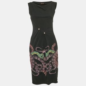 Roberto Cavalli Black Snake Print Jersey Bodycon Dress M, Dresses - Luxury Closet catalog
