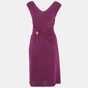Roberto Cavalli Pink Jersey Draped Metal Detail Short Dress M, Dresses - Luxury Closet catalog