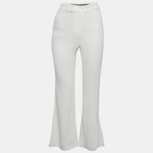 Roberto Cavalli White Crepe Flared Leg Pants M, Clothing - Luxury Closet catalog