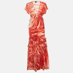 Roberto Cavalli Red Printed Silk Top and Skirt Set S/L, Suits - Luxury Closet catalog