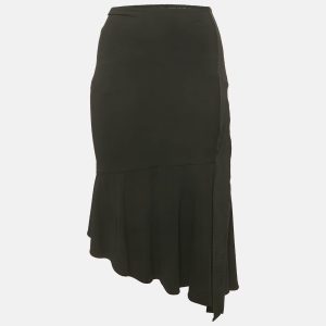 Roberto Cavalli Black Jersey Flared Short Skirt M, Skirts - Luxury Closet catalog