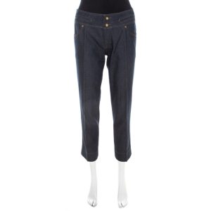 Roberto Cavalli Indigo Cotton Denim Cropped Jeans M, Jeans - Luxury Closet catalog